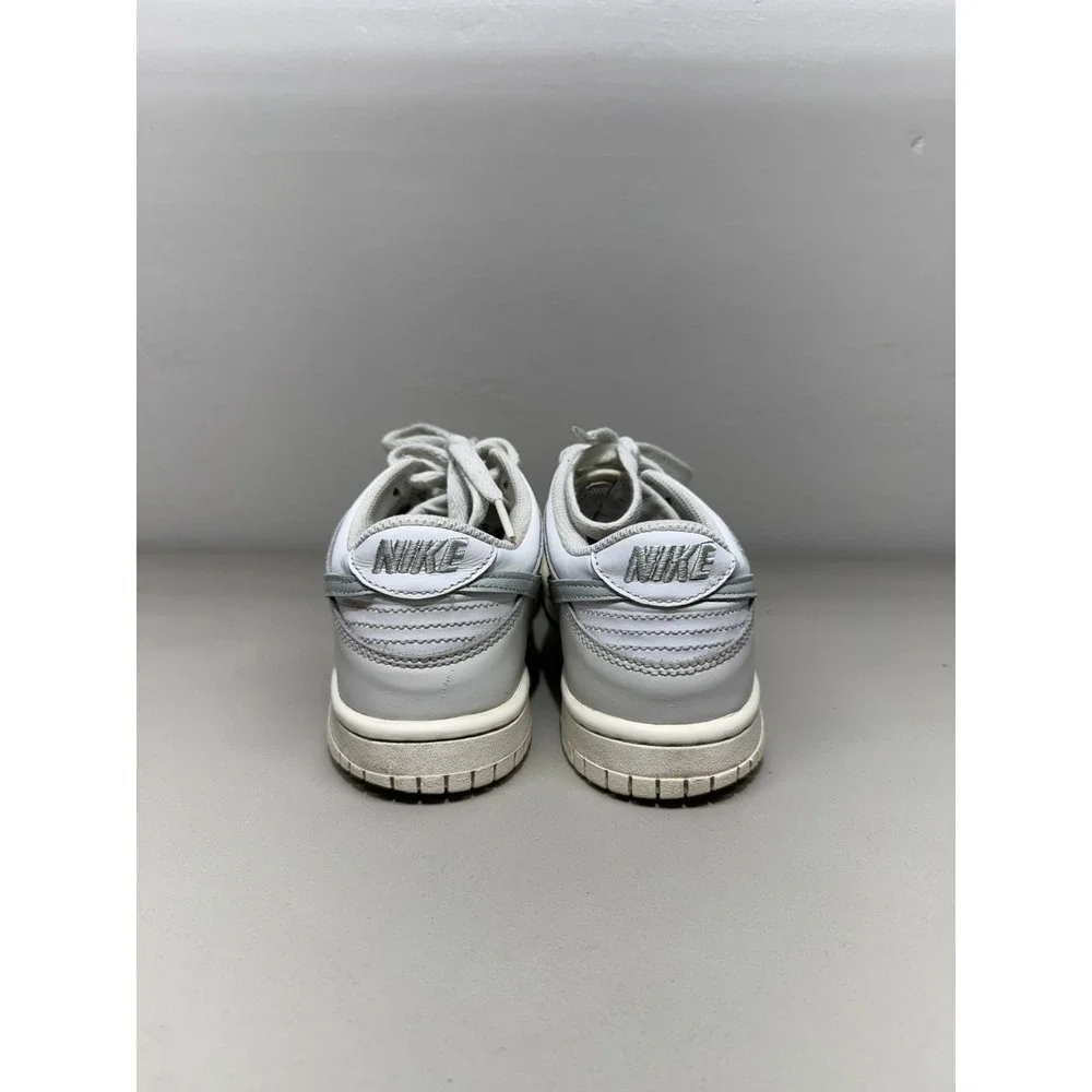 Nike Dunk Low GS Youth Sz 4 Phantom White Light Silver Neutral FB9109 109